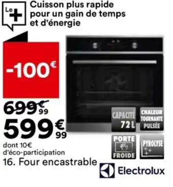 BUT Four Encastrable Electrolux EOF6P46X offre