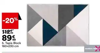 BUT Tapis Block 160x230 cm offre