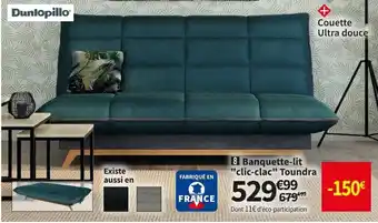 Conforama Banquette-Lit Clic-Clac Toundra offre