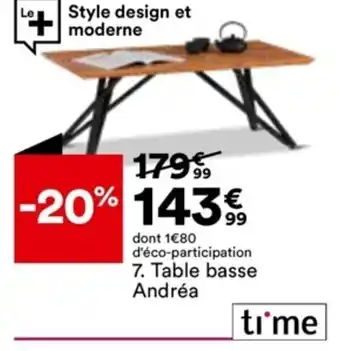 BUT Table Basse Andréa offre