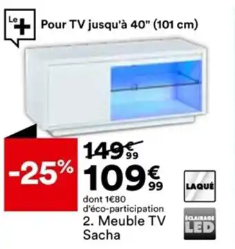BUT Meuble TV Sacha offre