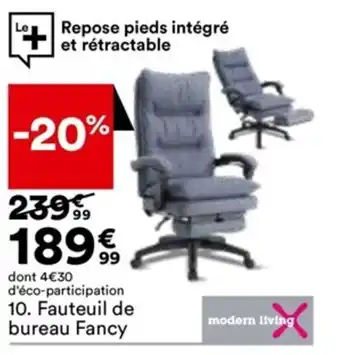 BUT Fauteuil de Bureau Fancy offre