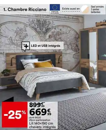 BUT Chambre Ricciano offre