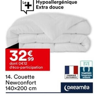 BUT Couette Newconfort 140x200 cm offre