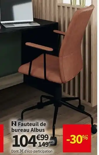 Conforama Fauteuil De Bureau Albus offre