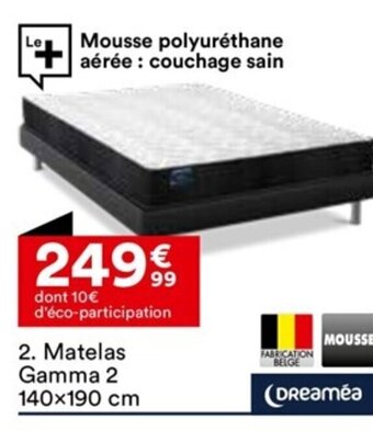 BUT Matelas Gamma 2 140x190 cm offre