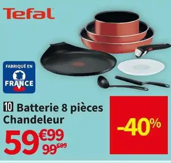 Conforama Batterie 8 Pièces Chandeleur offre