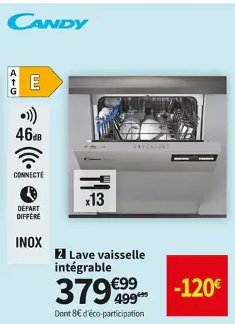 Conforama Lave Vaisselle Intégrable offre