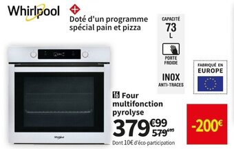 Conforama Four Multifonction Pyrolyse offre