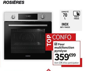 Conforama Four Multifonction Pyrolyse offre