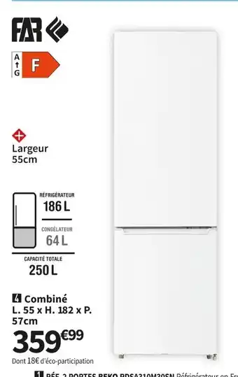Conforama Combiné L. 55 x H. 182 x P. 57cm offre