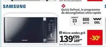 Conforama Micro-Ondes Gril offre