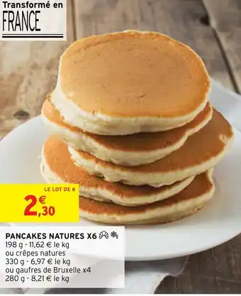 Pancakes Natures x6