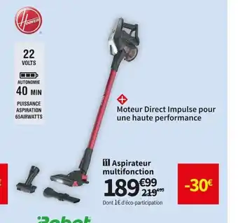 Conforama Aspirateur Multifonction offre
