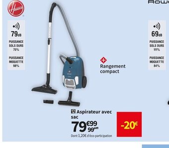 Conforama Aspirateur Avec Sac offre