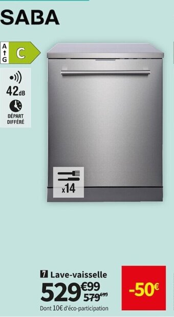 Conforama Lave-Vaisselle offre
