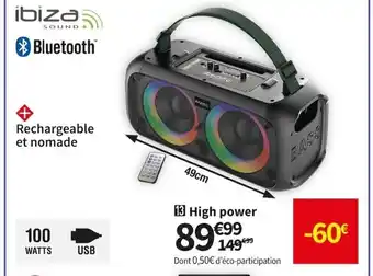 Conforama High Power offre