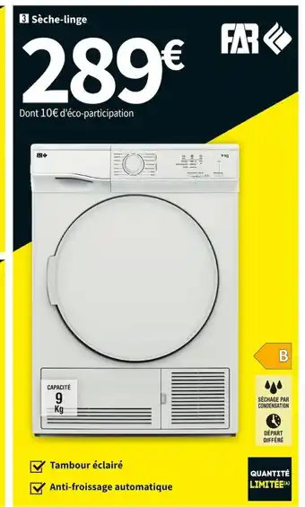 Conforama Sèche-Linge offre