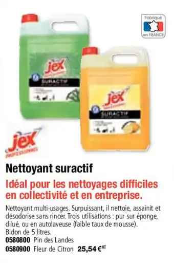Nettoyant suractif