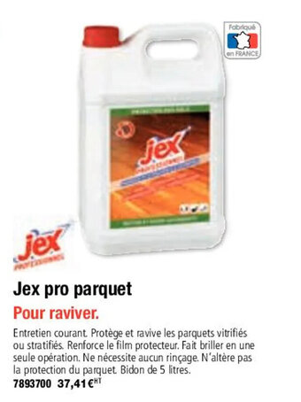 Plein ciel Jex pro parquet offre