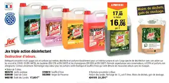 Jex triple action désinfectant