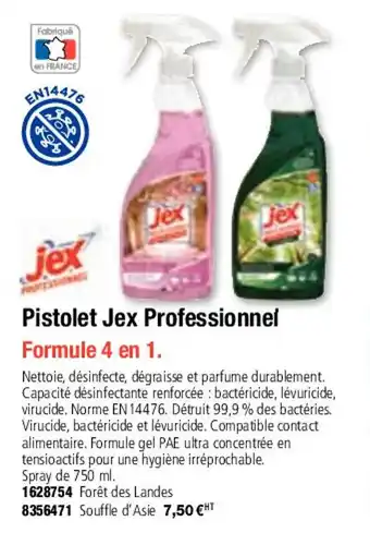 Plein ciel Pistolet jex professionnel offre
