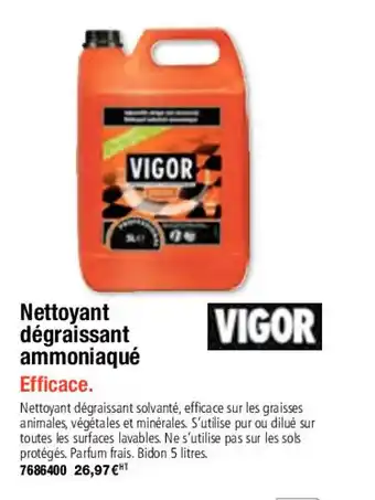 Plein ciel Nettoyant dégraissant ammoniaqué offre