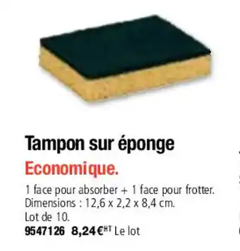Plein ciel Tampon sur éponge offre