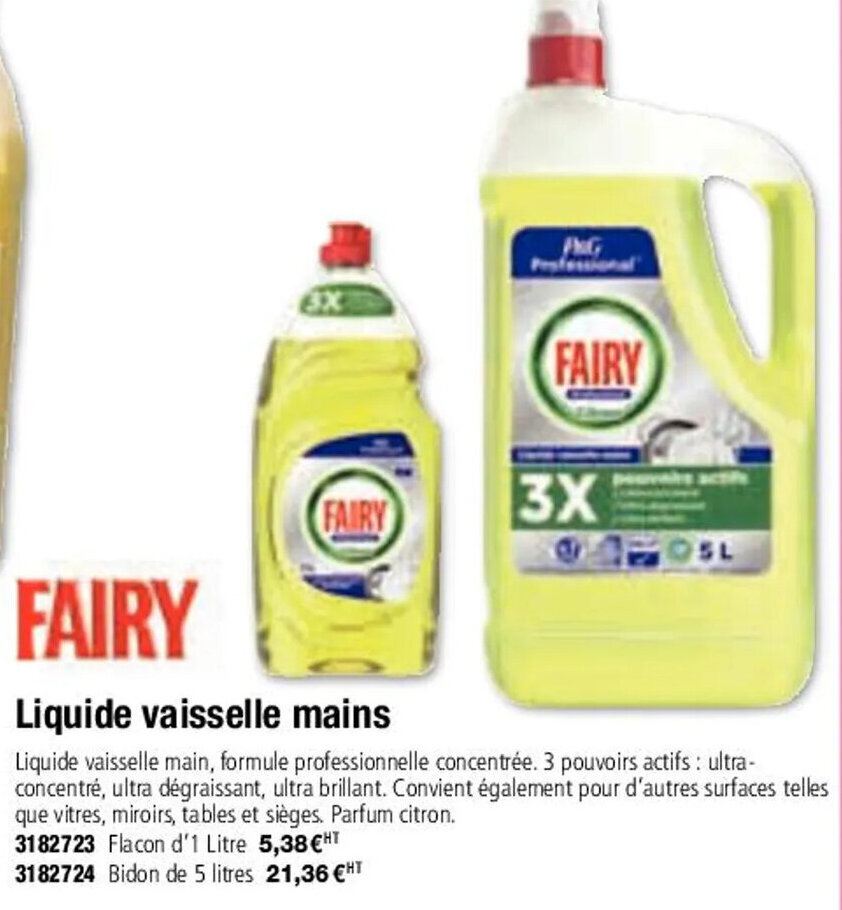 Plein ciel Liquide vaisselle mains offre