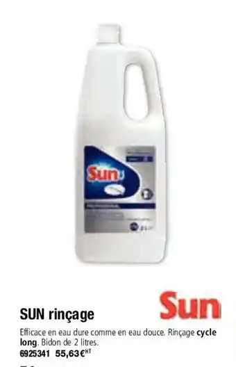 Plein ciel Sun rinçage offre