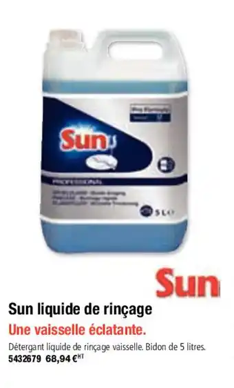 Plein ciel Sun liquide de rinçage offre