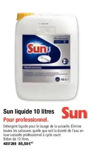 Plein ciel Sun liquide 10 litres offre