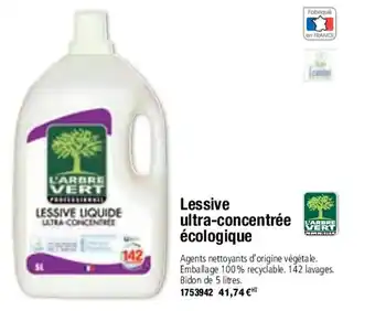 Lessive ultra-concentrée écologique