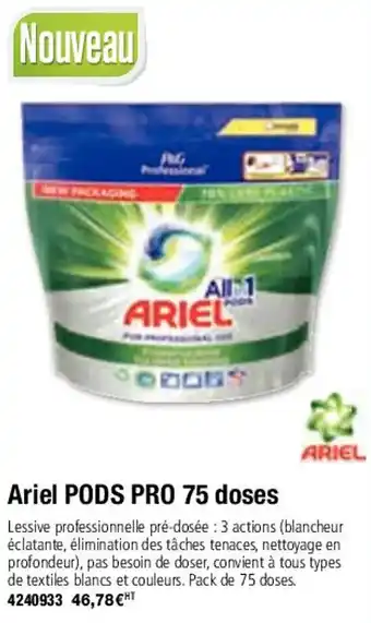 Ariel PODS PRO 75 doses