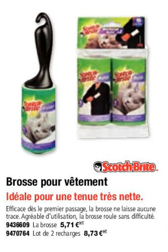 Plein ciel Brosse pour vétement offre