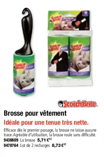 Brosse pour vétement
