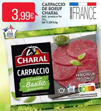 Match Carpaccio de Bœuf Charal offre