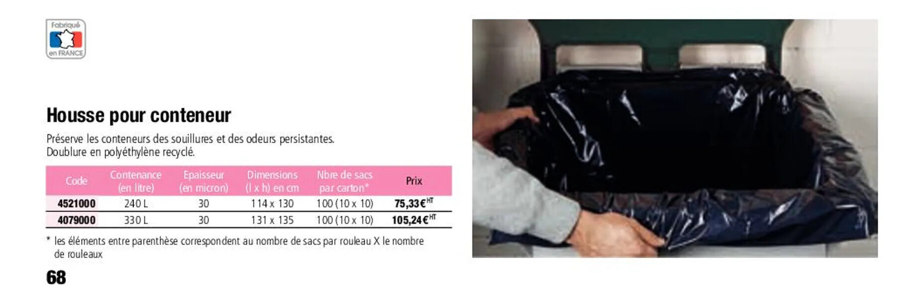 Plein ciel Housse pour conteneur offre