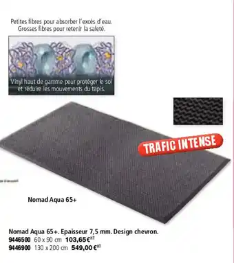 Tapis AQUA NOMAD 45+ et 65+