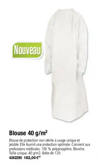 Blouse 40 g/m2
