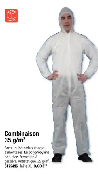 Combinaison 35 g/m2