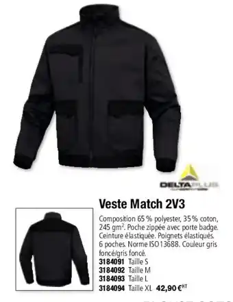Veste match 2V3