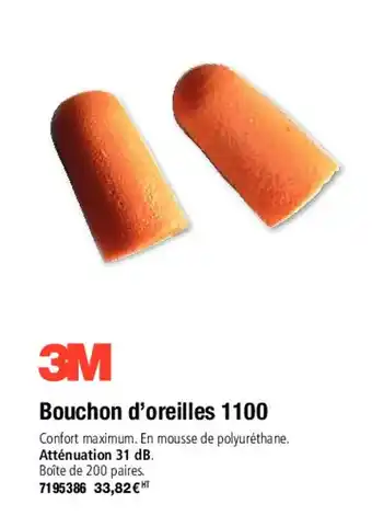 Bouchon d'oreilles 1100