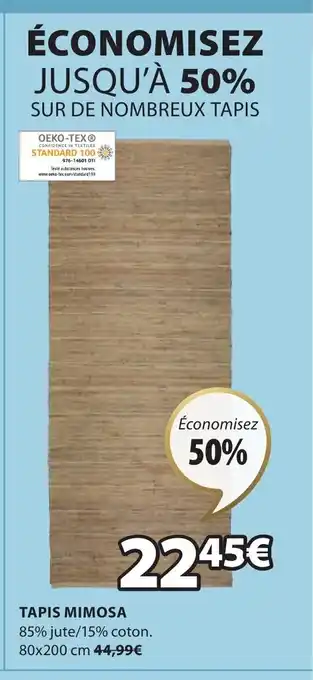 JYSK Tapis Mimosa offre
