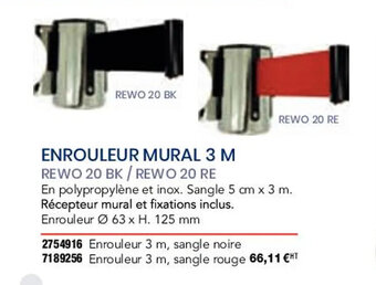 Plein ciel Enrouleur mural 3 M offre
