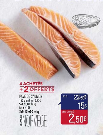 Match Pavé de Saumon offre