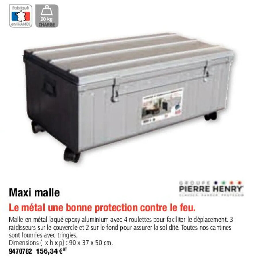 Plein ciel Maxi malle offre