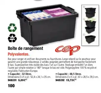 Boîte de rangement