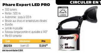 Plein ciel Phare expert LED PRO offre