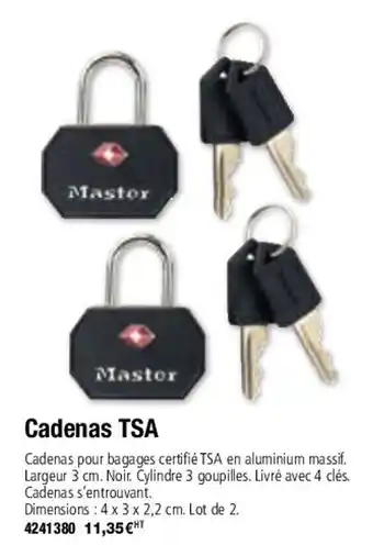 Cadenas TSA